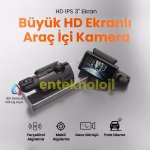 Araç İçi Hd Kamera 2 Kameralı A68