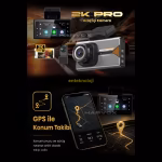 Harvox 2K Pro Araç İçi Kamera