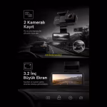 Harvox 4K Pro Araç İçi Kamera
