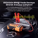Harvox Akü Takviyeli Hava Kompresörü HXAC-003