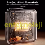 Kablosuz Tüylü Yaka Mikrofonu Wireless Şarj Kutulu F11-2