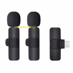 Kablosuz Yaka Mikrofonu Wireless Şarj Kutulu K9