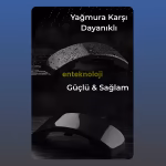 Kişiselleştirilebilir Motosiklet Kask LED Paneli (18x6cm)
