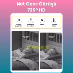 LCD Ekranlı Bebek Kamerası BC-003