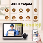WIFI Kameralı Kapı Dürbünü