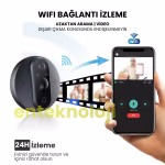 WIFI Kameralı Kapı Dürbünü