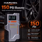 Harvox Akü Takviyeli Hava Kompresörü JS-006